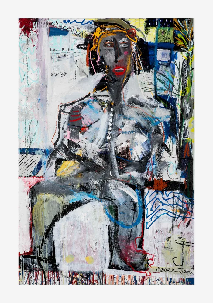Paintings - Painting\" Sun red\” by Monsieur Jamin - GALERIE SEBBAN