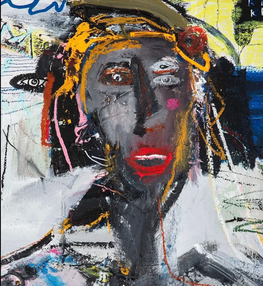 Paintings - Painting\" Sun red\” by Monsieur Jamin - GALERIE SEBBAN