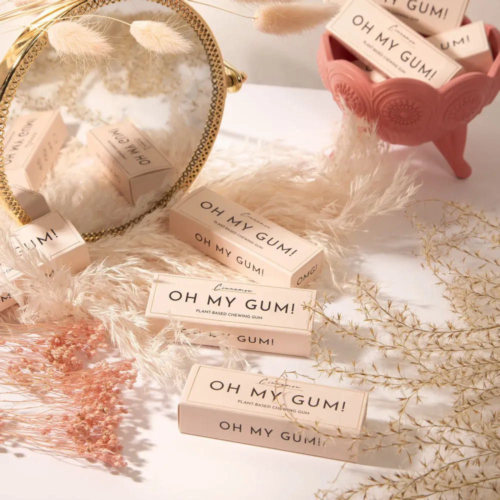 Confiserie - OH MY GUM ! Chewing gum à la cannelle - 12 paquets - OH MY GUM !