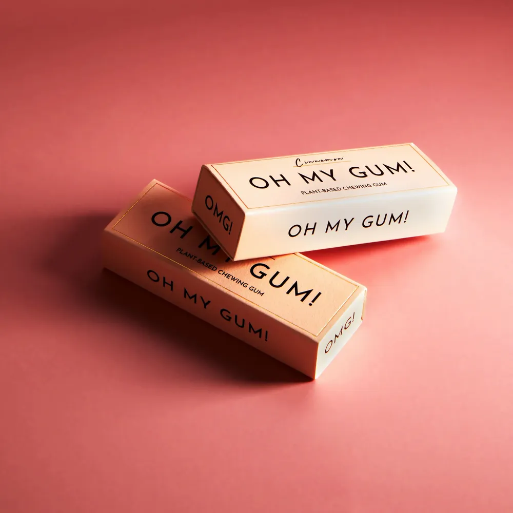 Confiserie - OH MY GUM ! Chewing gum à la cannelle - 12 paquets - OH MY GUM !