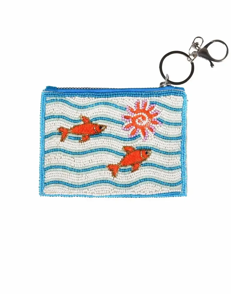 Bags and totes - Beach Feast Coin Pouch - NAMJOSH