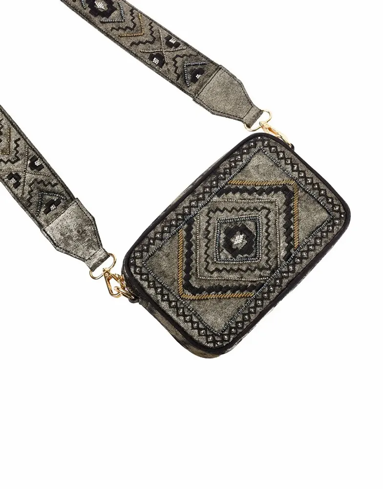 Bags and totes - Metallic Aztec Weave bag - NAMJOSH