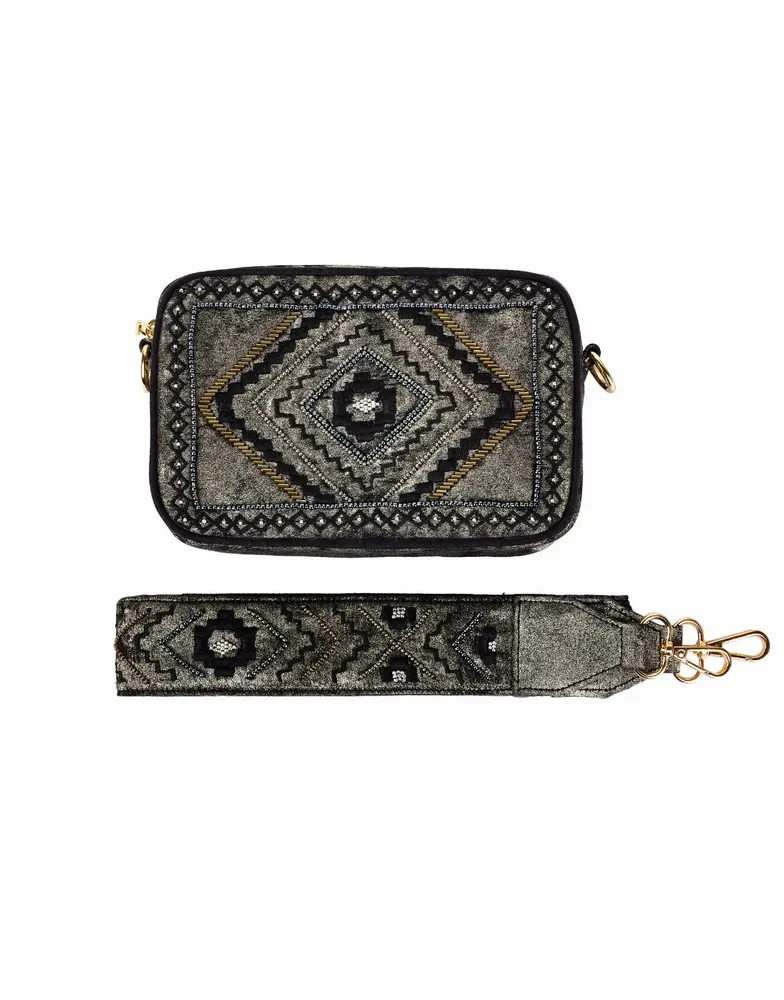 Bags and totes - Metallic Aztec Weave bag - NAMJOSH
