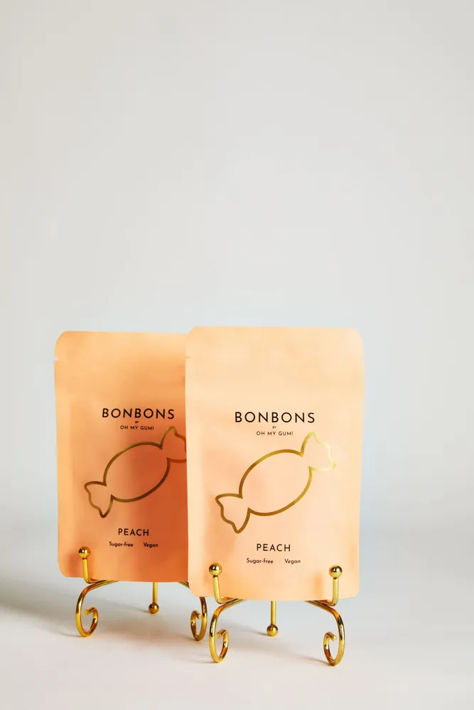 Confiserie - Bonbon à la pêche par OH MY GUM ! 15 sachets - OH MY GUM !