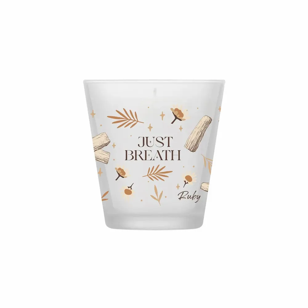 Candles - Energy of Nature Brown - Sandalwood Scented Candle 130 g. - RUBY
