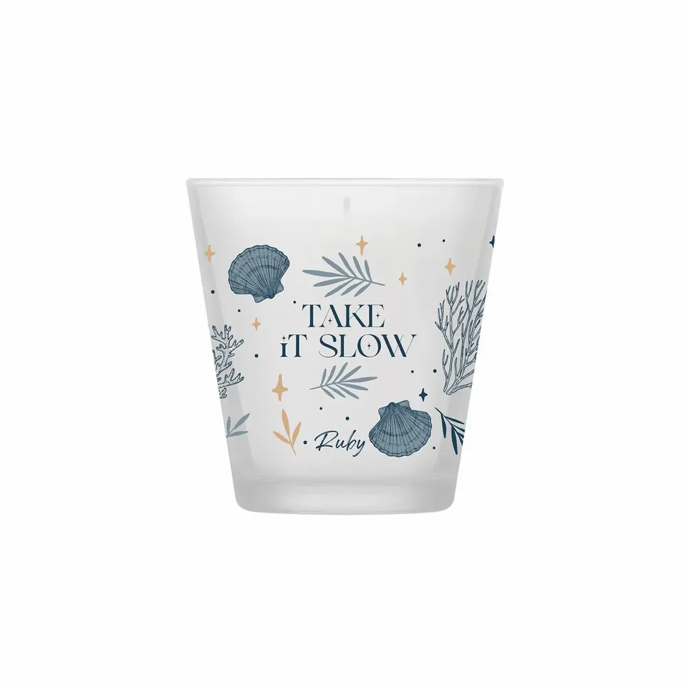 Candles - Energy of Nature Blue - Sandalwood Scented Candle 130 g. - RUBY