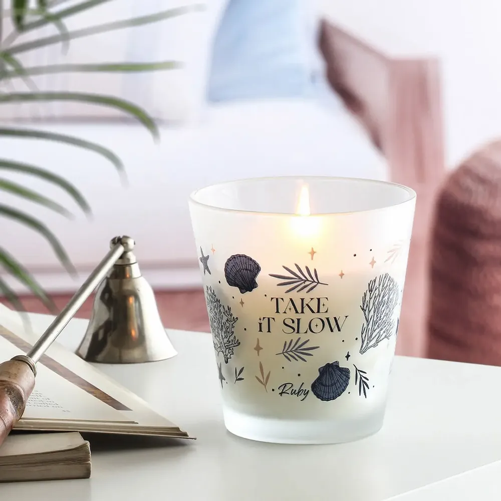 Candles - Energy of Nature Blue - Sandalwood Scented Candle 130 g. - RUBY