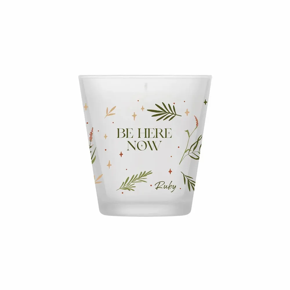 Candles - Energy of Nature Green - Sandalwood Scented Candle 130 g. - RUBY