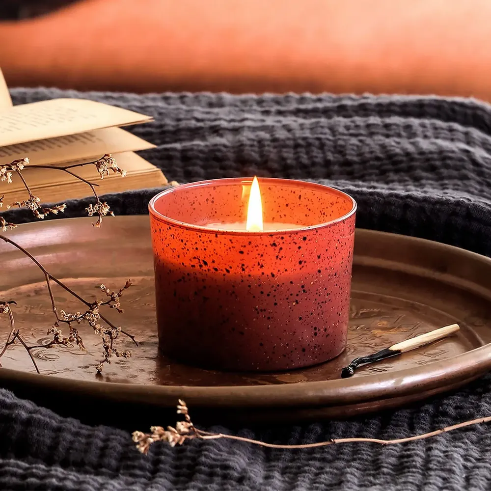 Candles - Unique Style Brick - Apple Cinnamon Scented Candle 120 GR. - RUBY