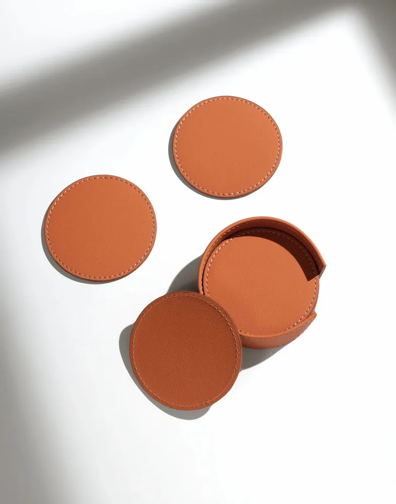 Table linen - Coaster Set of 6 - Terracotta - ATELIER 99