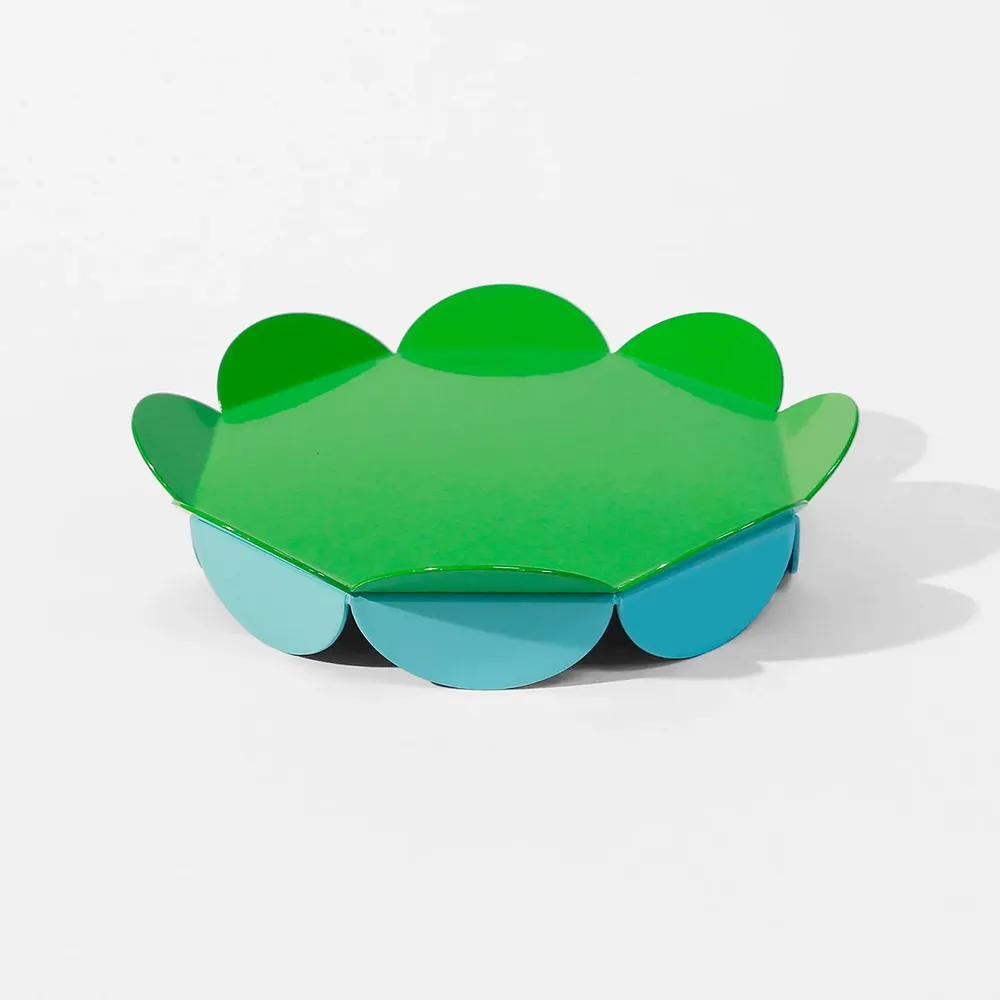 Plats et saladiers - Présentoir Fleur L – Centre de table sculptural en métal - ISUWA