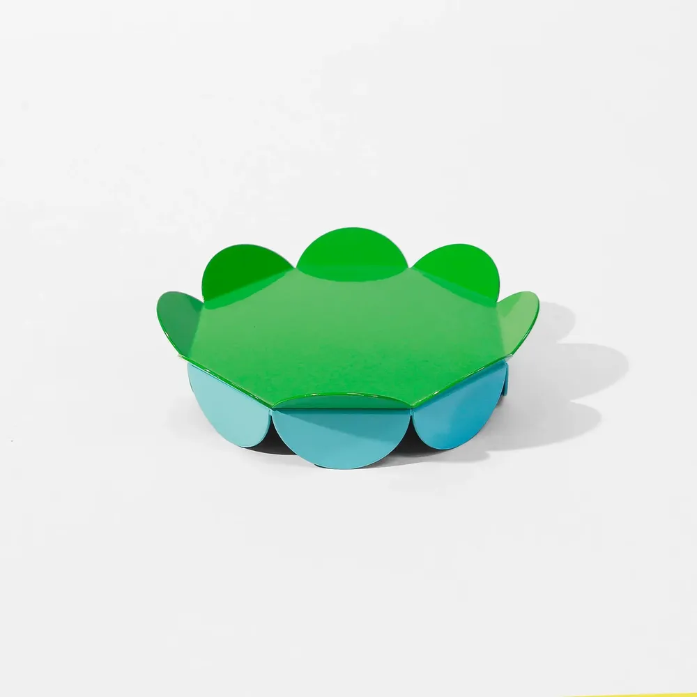 Plats et saladiers - Présentoir Fleur S – Objet design sculptural en métal - ISUWA