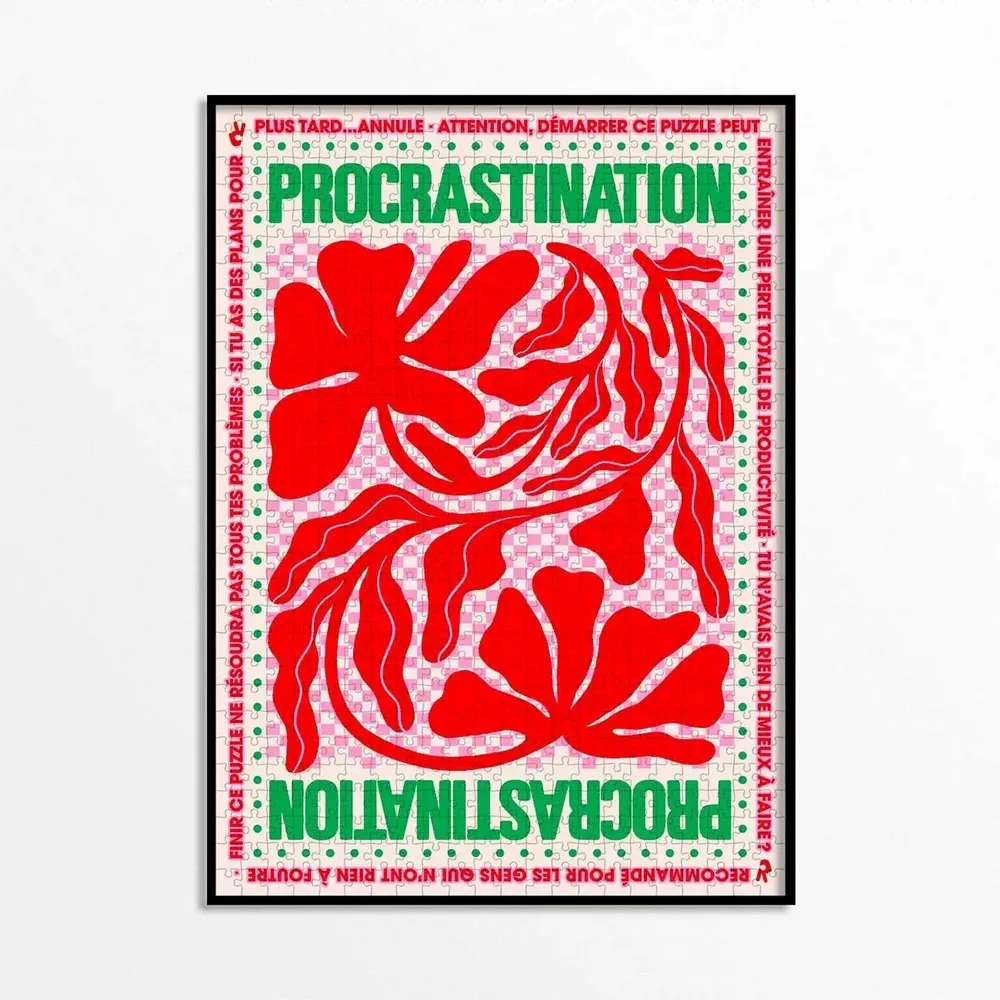 Gifts - 1000 piece puzzle - PROCRASTINATION - PIECE & LOVE