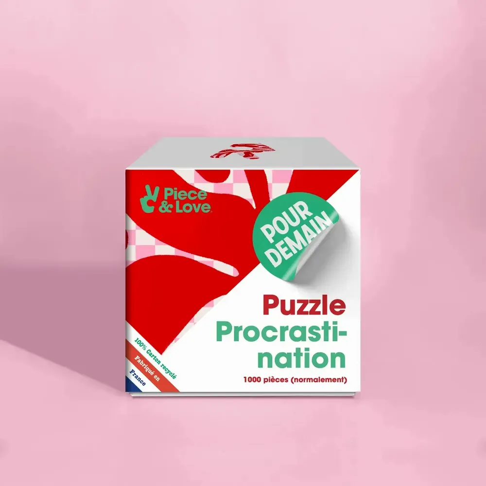 Gifts - Puzzle 1000 pièces - Procrastination - PIECE & LOVE
