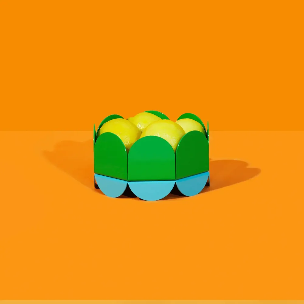 Platter and bowls - Wave Bowl S – Sculptural Small Fruit Basket - ISUWA
