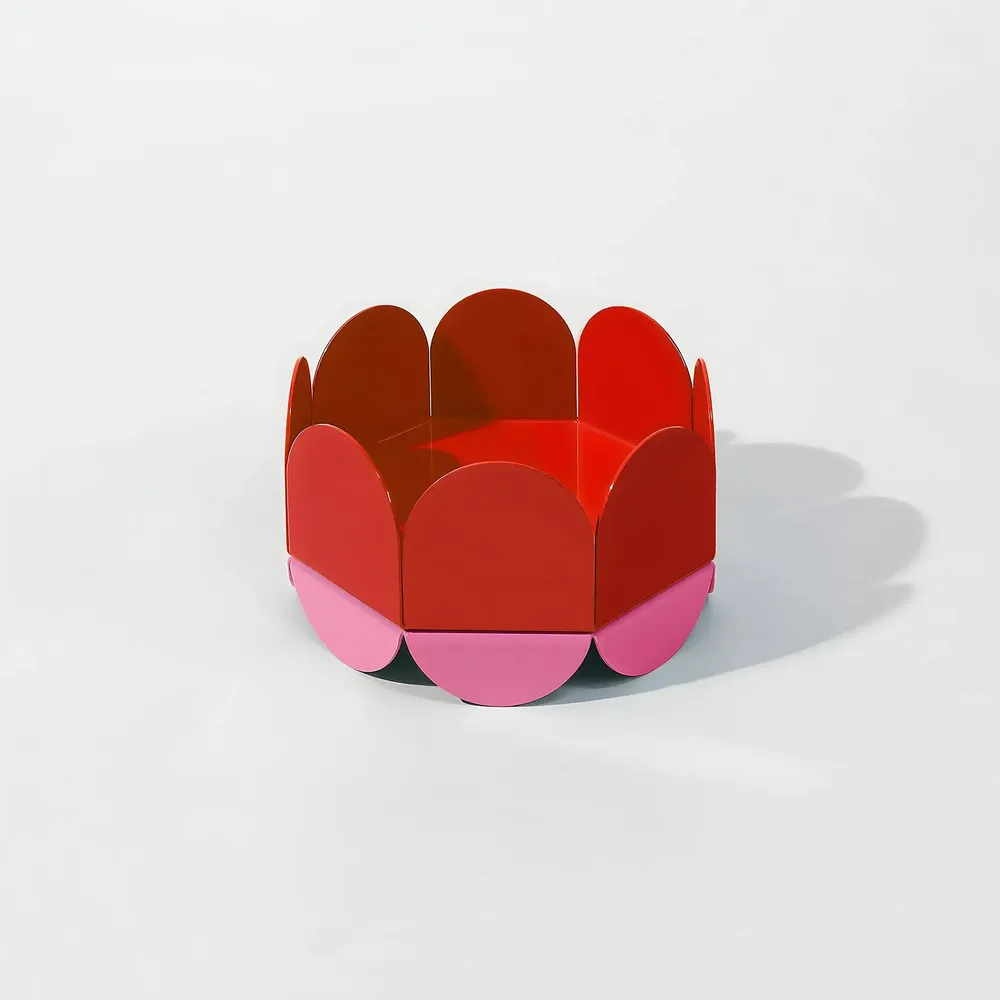 Platter and bowls - Wave Bowl S – Sculptural Small Fruit Basket - ISUWA