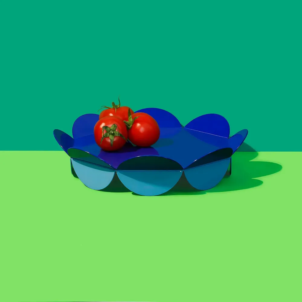 Platter and bowls - Flower Serving Stand M – Sculptural Medium Centerpiece - ISUWA