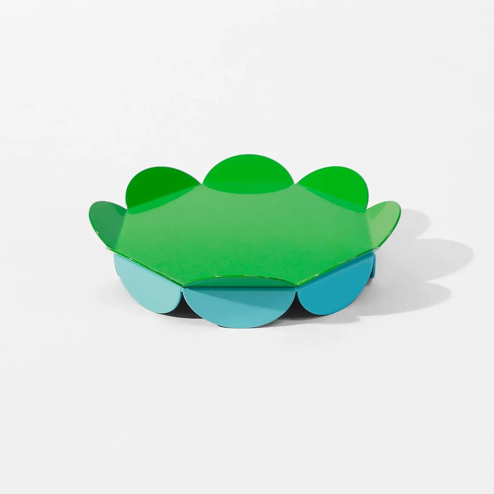 Platter and bowls - Flower Serving Stand M – Sculptural Medium Centerpiece - ISUWA