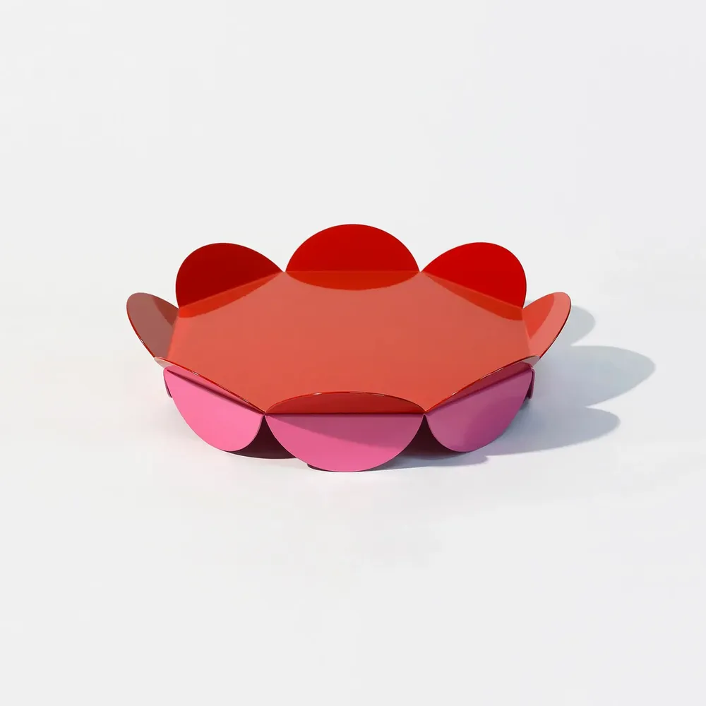 Platter and bowls - Flower Serving Stand M – Sculptural Medium Centerpiece - ISUWA