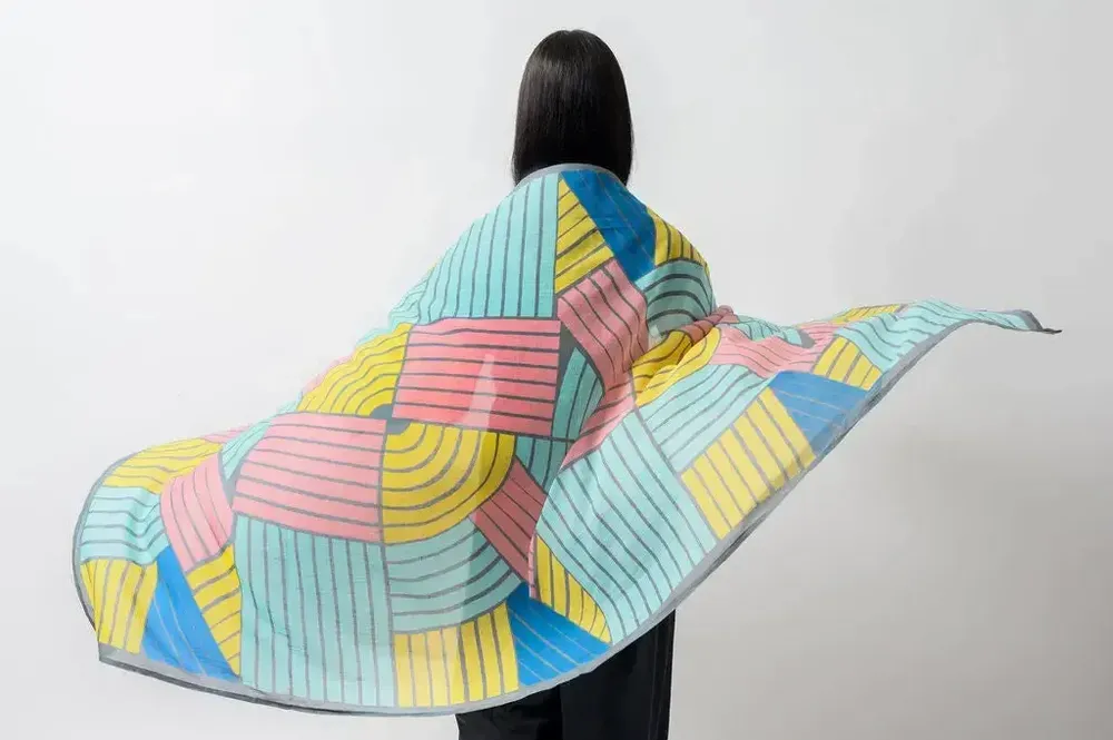Foulards et écharpes - Chromatic Orbit Scarf - KORES ACCESSORIES