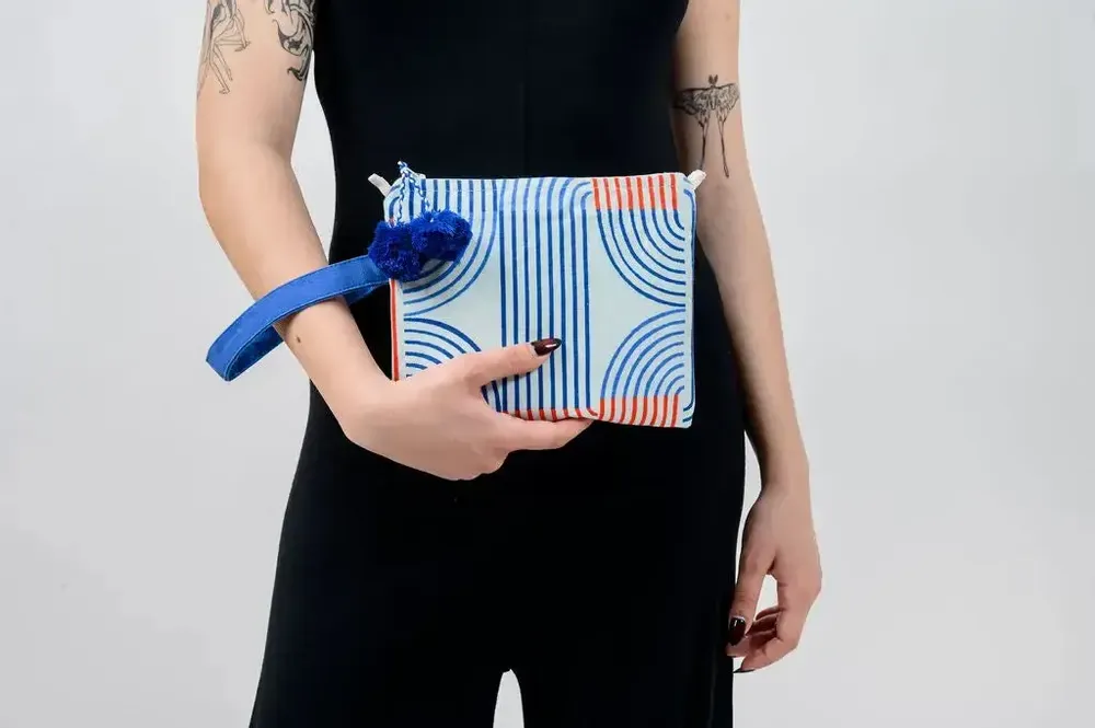 Bags and totes - Etheral motion A Pouch Bag - KORES ACCESSORIES