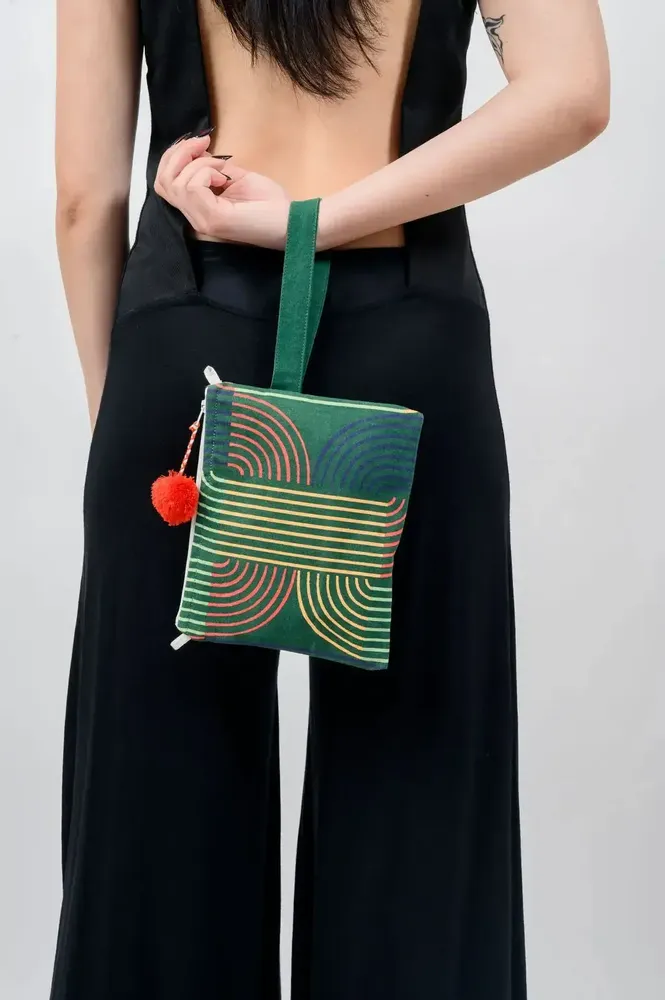 Bags and totes - Etheral motion B Pouch Bag - KORES ACCESSORIES