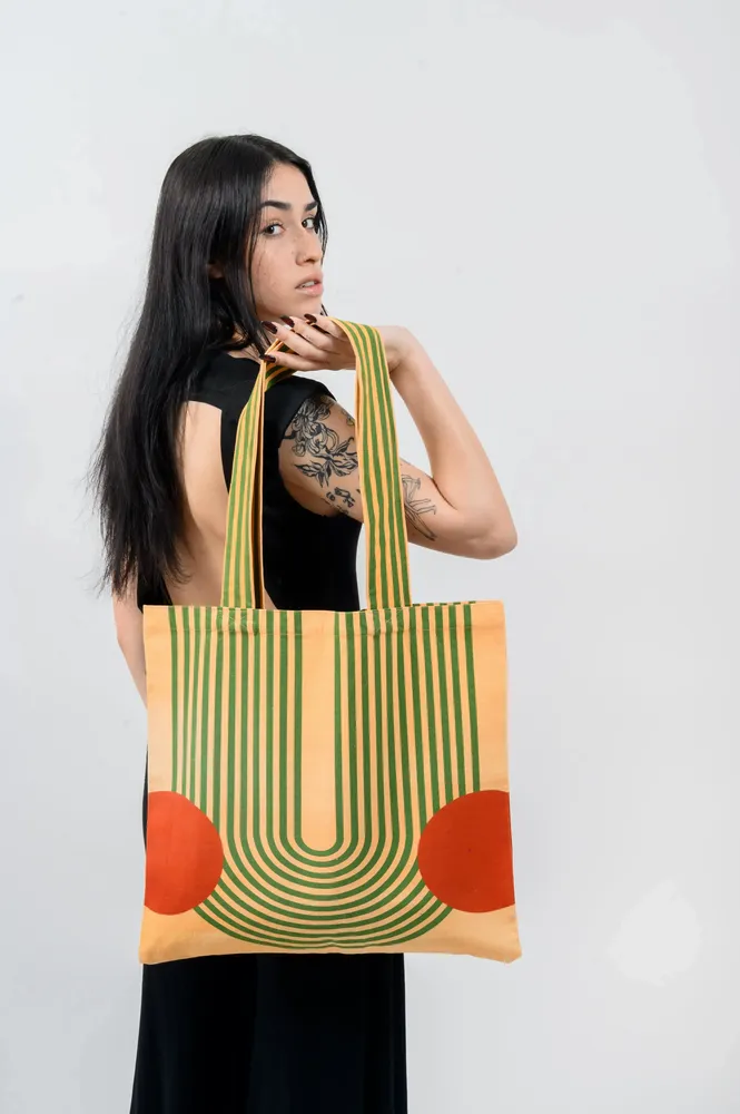 Bags and totes - Circlescape Tote Bag - KORES ACCESSORIES
