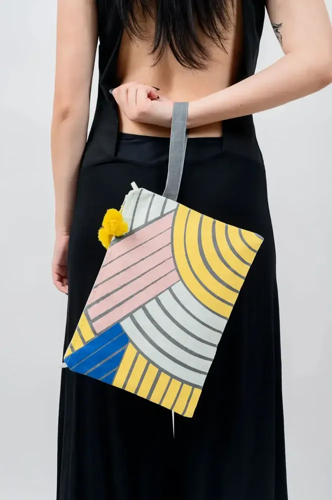 Bags and totes - Chromatic Orbit Wristlet Bag - KORES ACCESSORIES