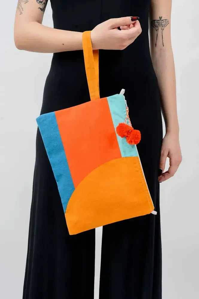 Bags and totes - Visual Chord Wristlet Bag - KORES ACCESSORIES