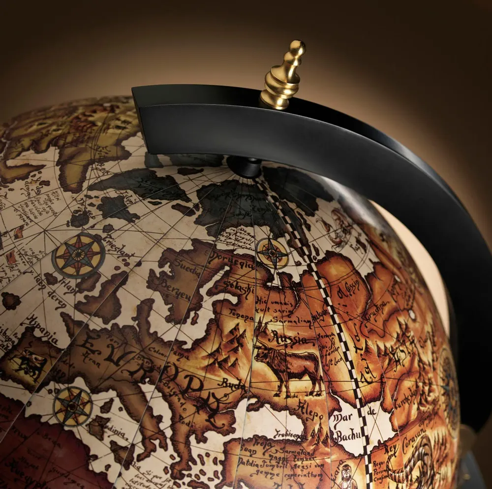 Chariots pour restaurants - Zoffoli Bar Globe Vulcano d.42cm - ZOFFOLI MAPPAMONDI