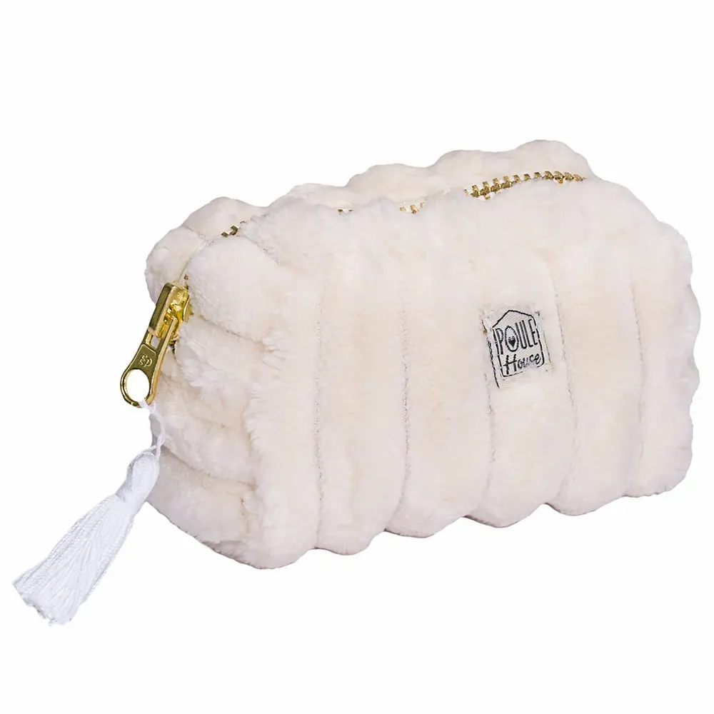 Travel accessories - Quilted Minky Toiletry Bag - POULE HOUSE