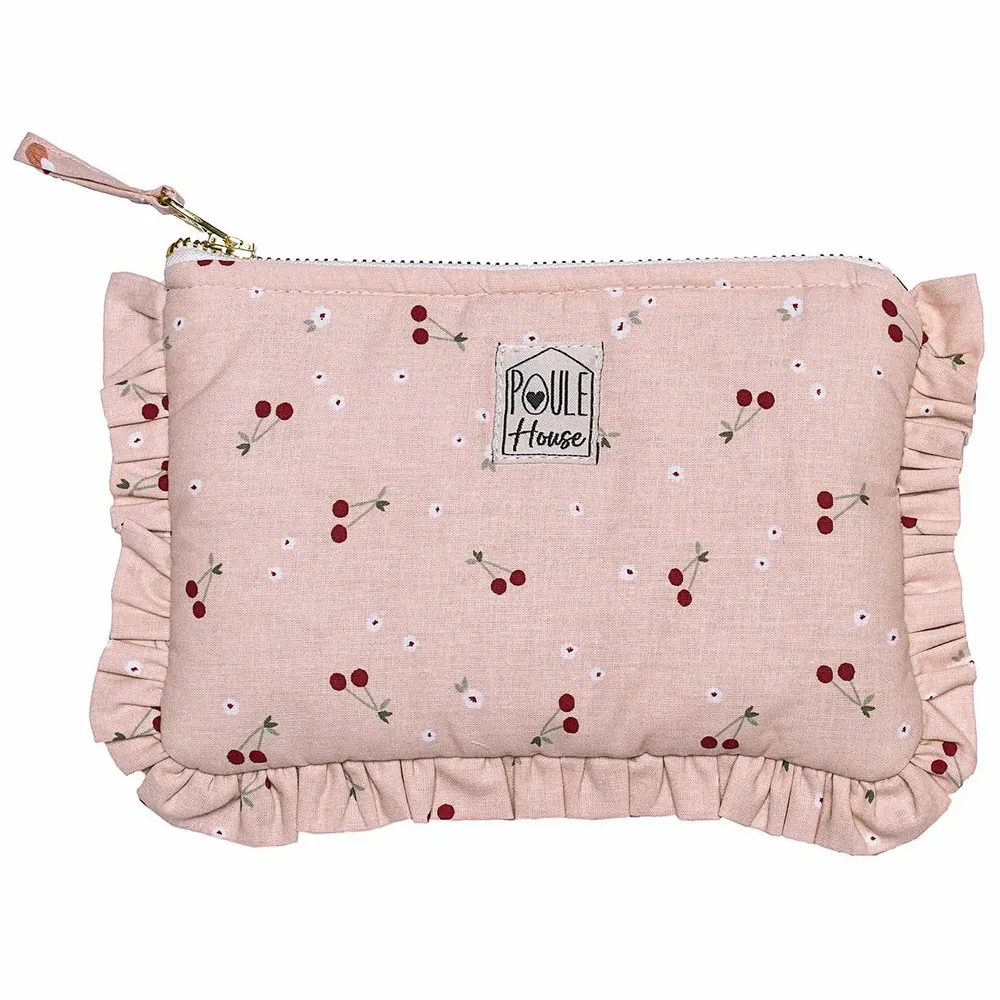 Travel accessories - Ruffled Toiletry Bag - POULE HOUSE