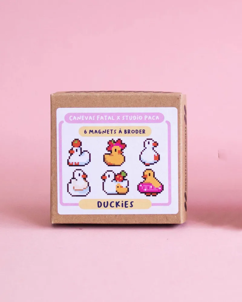 Children's arts and crafts - Magnet kit - Duckies - CANEVAS FATAL
