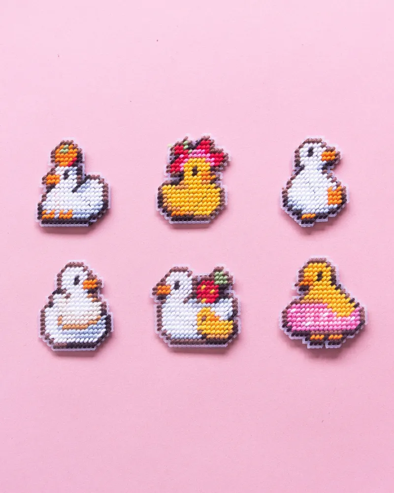 Children's arts and crafts - Magnet kit - Duckies - CANEVAS FATAL