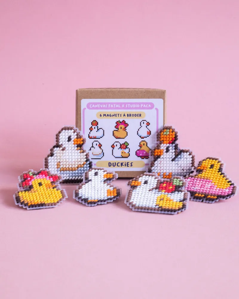 Children's arts and crafts - Magnet kit - Duckies - CANEVAS FATAL