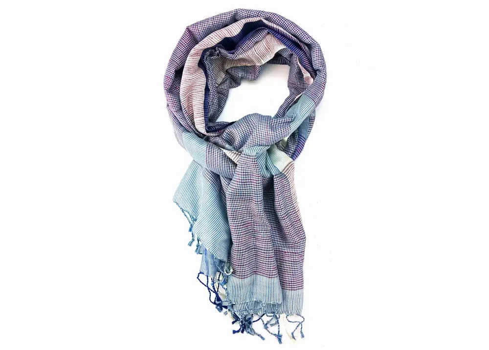 Foulards et écharpes - ETOLE EN SOIE "AZMAR" - KARAWAN AUTHENTIC