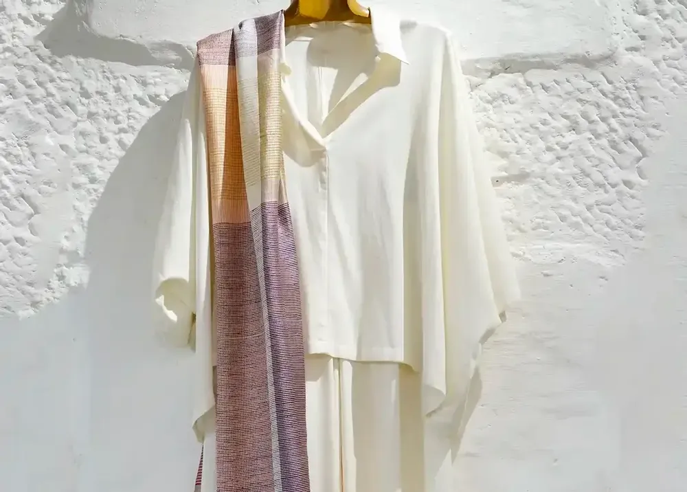 Foulards et écharpes - ETOLE EN SOIE "AZMAR" - KARAWAN AUTHENTIC