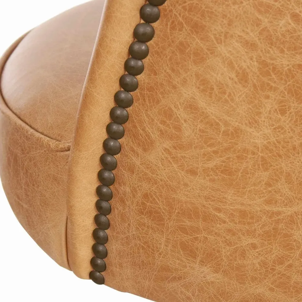 Stools for hospitalities & contracts - Bono Leather Stool | Stool - CREARTE COLLECTIONS