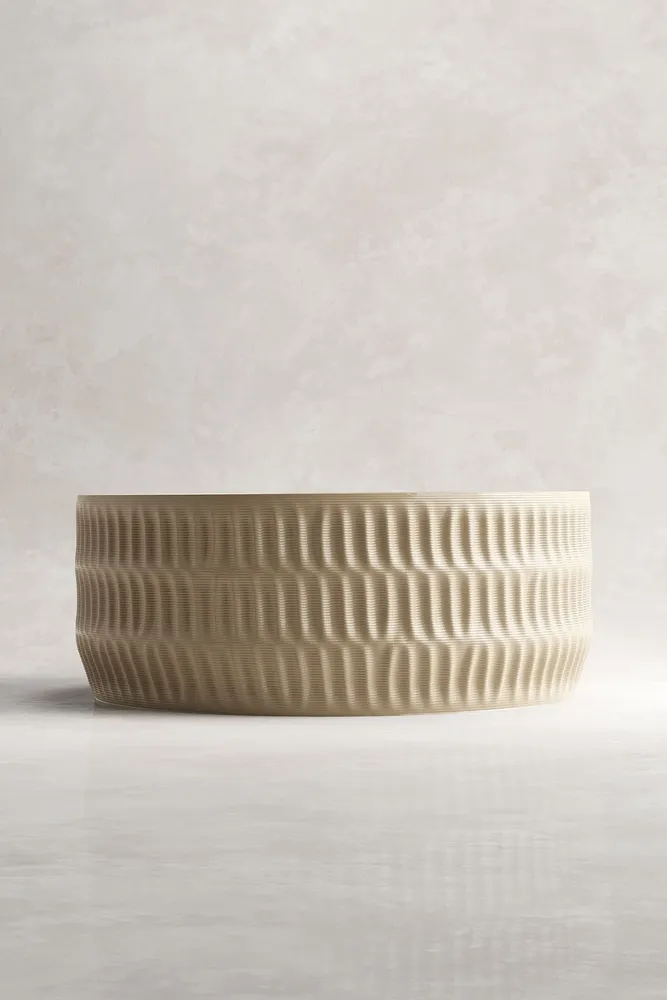 Washbasins - 'HAZE' Wash basin - 3D ceramic printed sink - KERAMIK