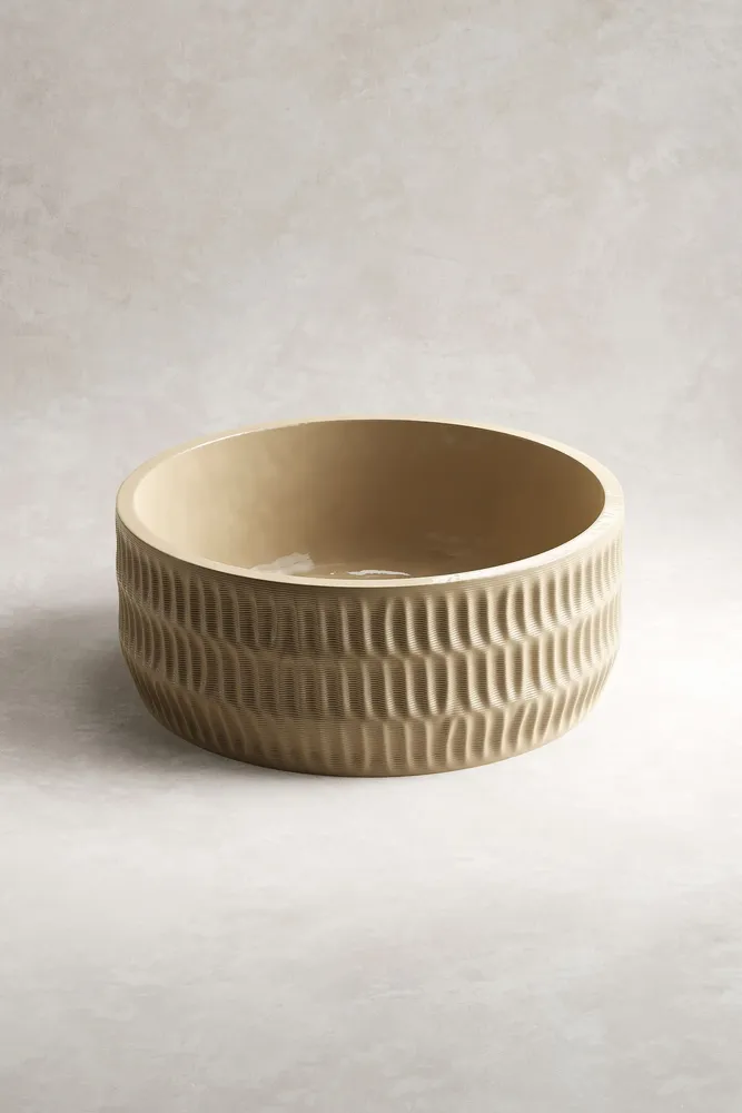 Washbasins - 'HAZE' Wash basin - 3D ceramic printed sink - KERAMIK
