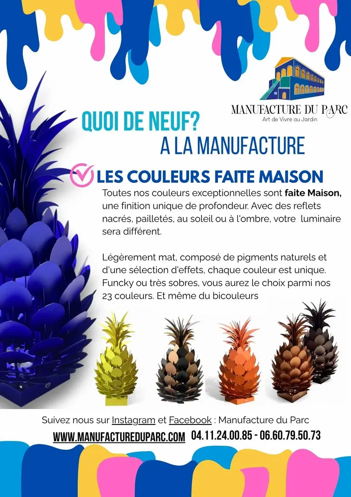 Objets design - Ananas Lumineux Manufacture du Parc - MANUFACTURE DU PARC