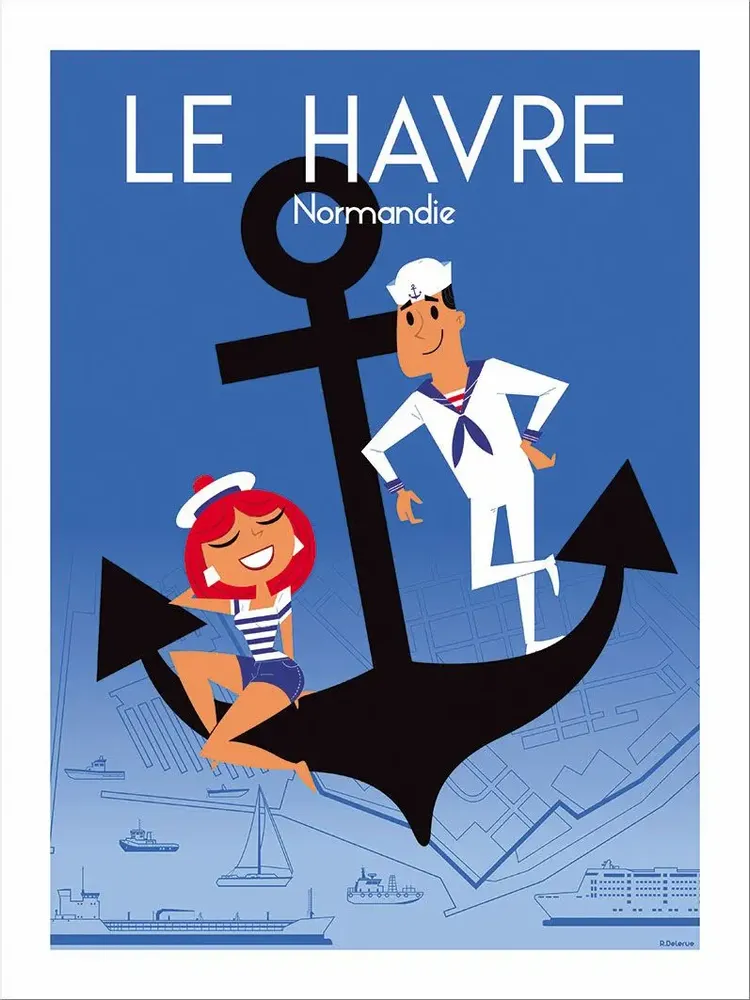 Affiches - Collection Raphaël Delerue - BLUE SHAKER