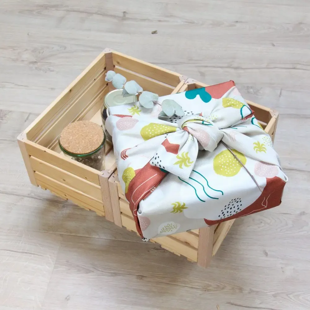 Gifts - Reusable gift wrap (furoshiki) 100 x 100 cm - PAKÉ