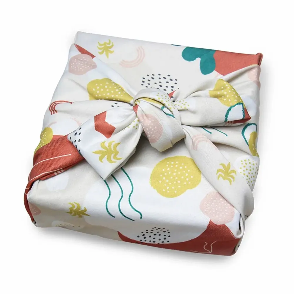 Gifts - Reusable gift wrap (furoshiki) 100 x 100 cm - PAKÉ
