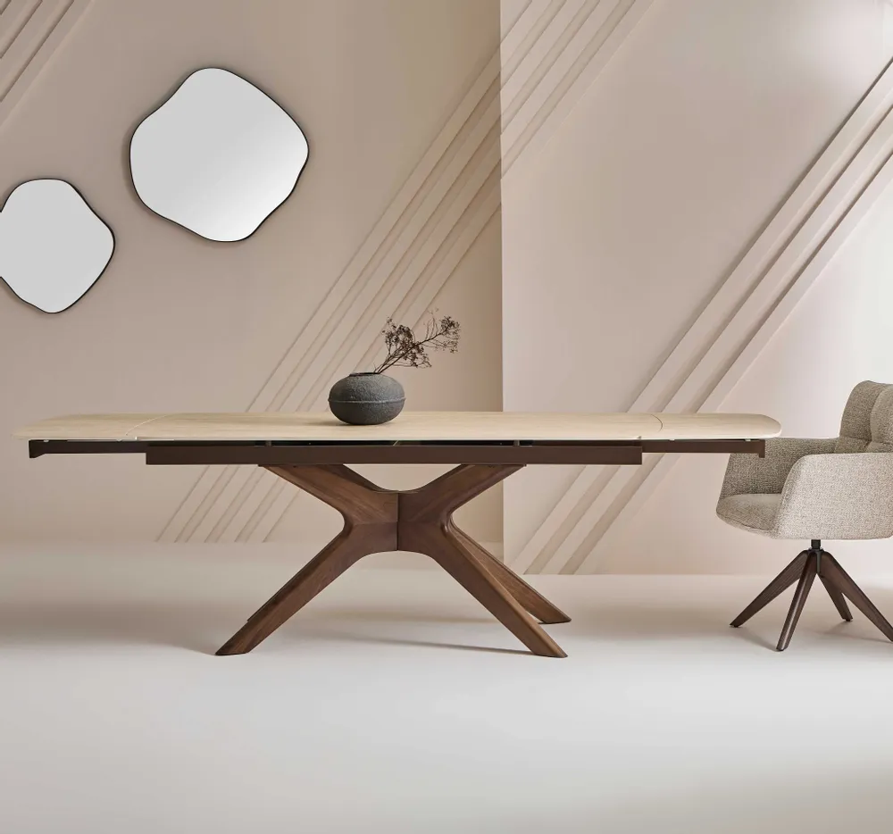Dining Tables - TIVOLI DINING ROOM TABLE - SIGNATURE MOBILIER ET DÉCORATION