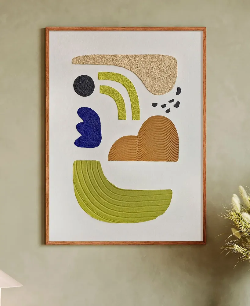 Tableaux - Peinture originale abstraite texturée colorée vert bleu « Bay 5 » - MATISS ART STUDIO
