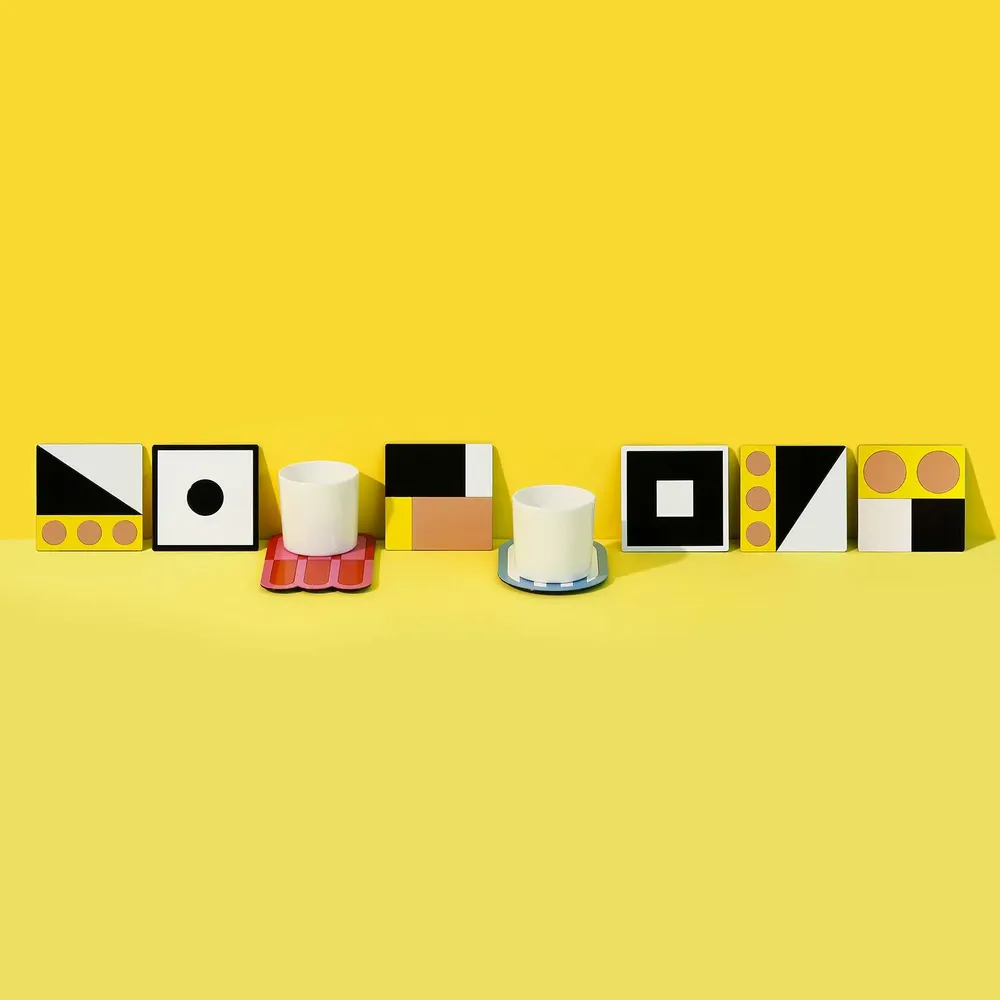Accessoires thé et café - Sous-verres géométriques – Le design dans chaque détail - ISUWA