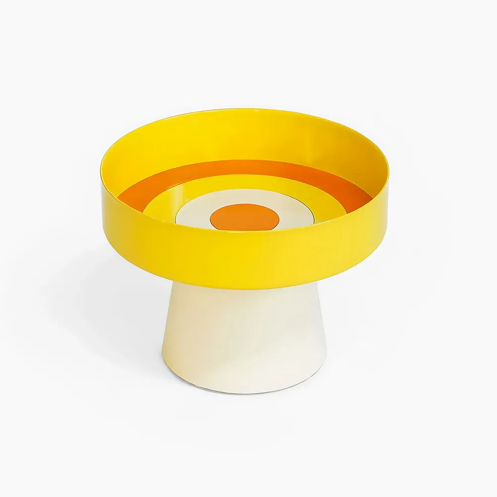Plats et saladiers - Coupe sur pied Loop – Rythme dans la forme et la couleur - ISUWA