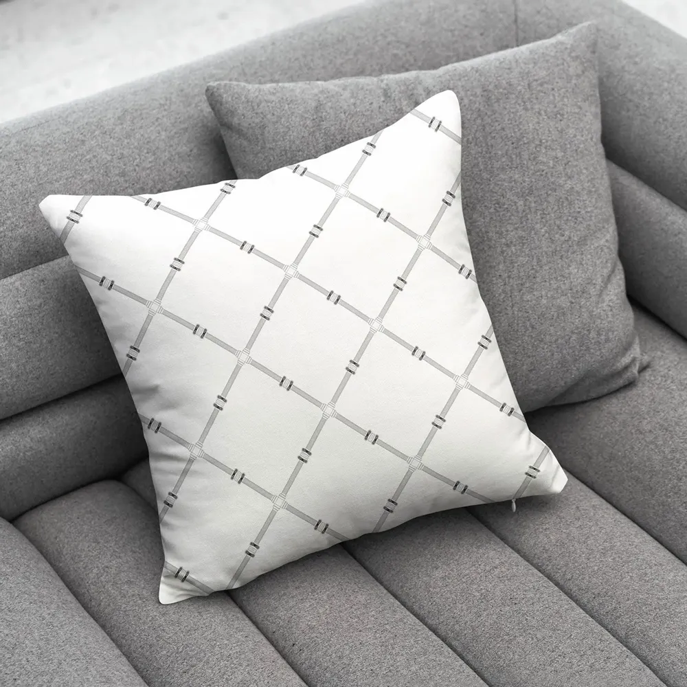 Fabric cushions - COL X CUSHION - LOVE BY MILSHTEIN