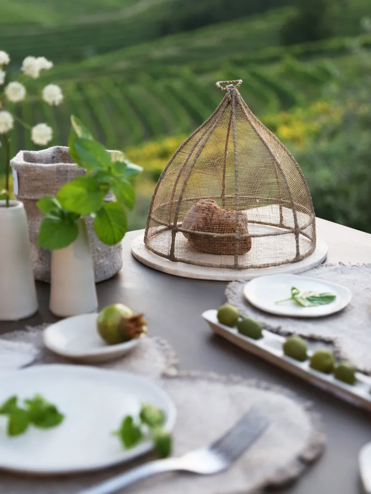 Trays - 100% abaca food covers - FIORIRA UN GIARDINO SRL